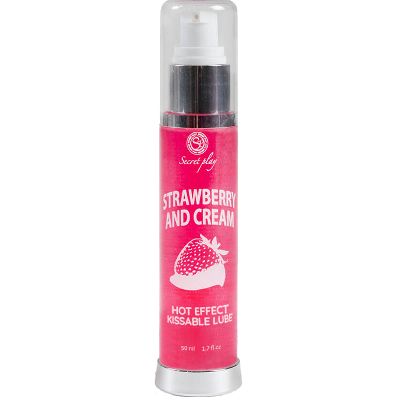 SECRETPLAY - LUBRIFIANT 2-1 EFFET CHALEUR FRAISE & CRÈME 50 ML SECRETPLAY COSMETIC