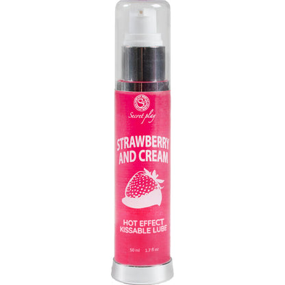 SECRETPLAY - LUBRIFIANT 2-1 EFFET CHALEUR FRAISE & CRÈME 50 ML SECRETPLAY COSMETIC