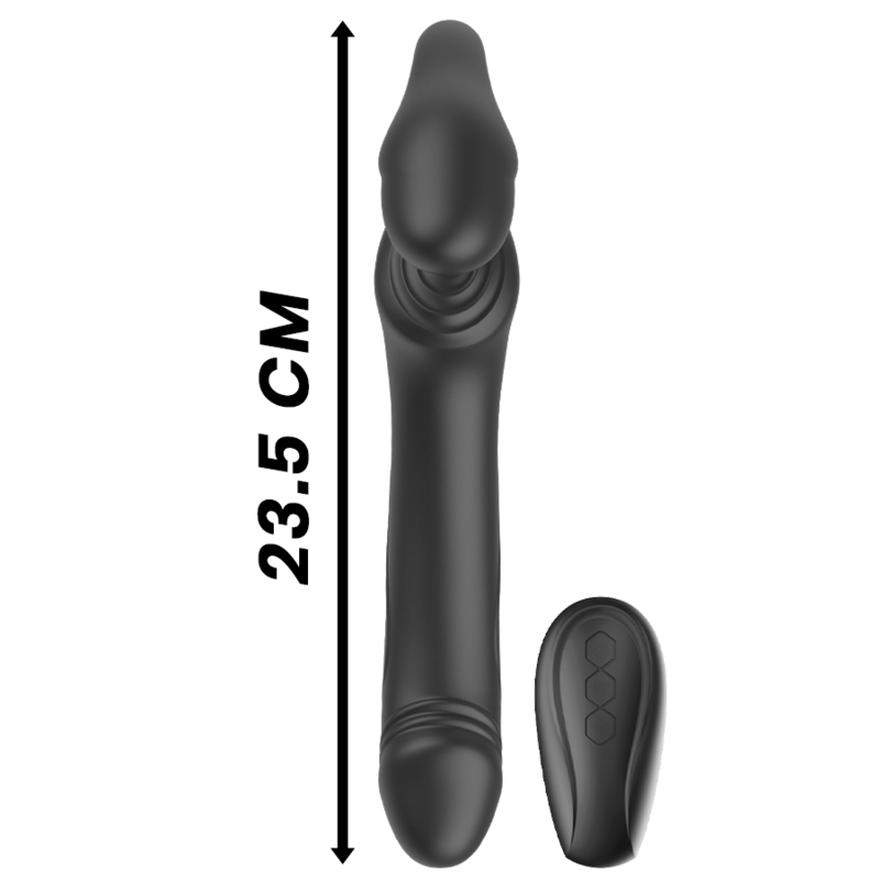 IBIZA - VIBRATEUR SANS BRETELLES AVEC BOUTON-POUSSOIR DE TÉLÉCOMMANDE IBIZA TECHNOLOGY