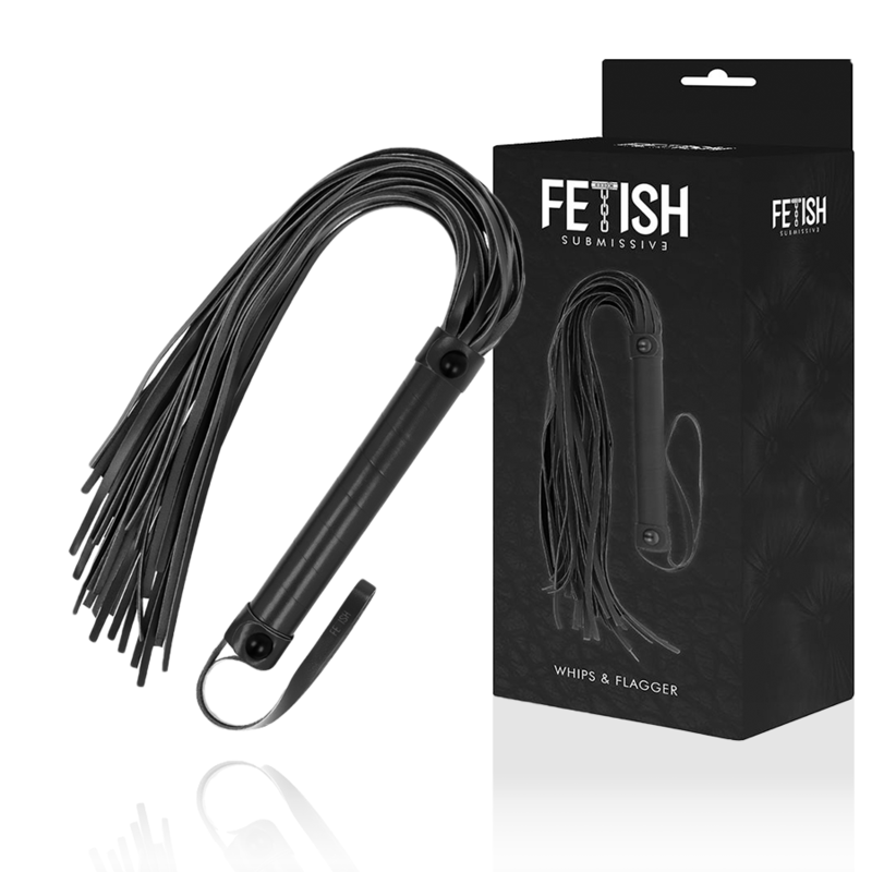 FETISH SUBMISSIVE - FOUET EN CUIR VÉGÉTALIEN FETISH SUBMISSIVE BONDAGE