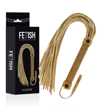 FETISH SUBMISSIVE ORIGIN - FOUET EN CUIR VEGAN FETISH SUBMISSIVE ORIGIN