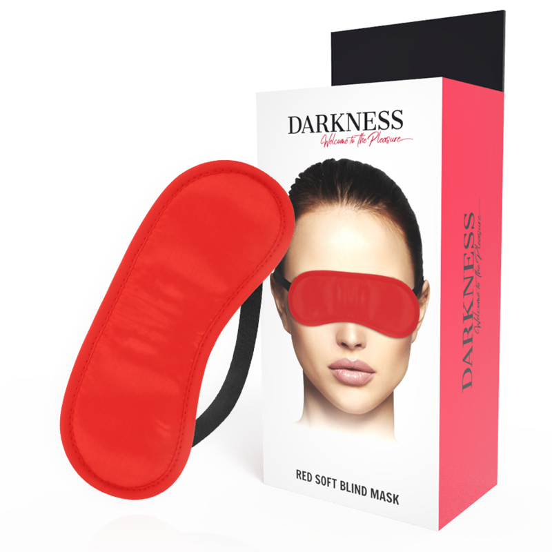 DARKNESS - MASQUE DROIT ROUGE DARKNESS BONDAGE