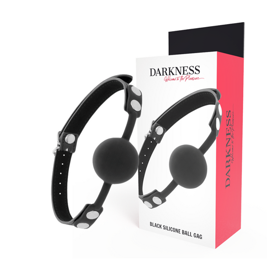 DARKNESS - BILLON EN SILICONE NOIR DARKNESS BONDAGE