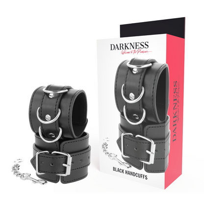 DARKNESS - MENOTTES NOIRES DARKNESS BONDAGE