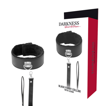 DARKNESS - COLLIER DOUBLÉ AVEC CHAÎNE EN TITANE DARKNESS BONDAGE