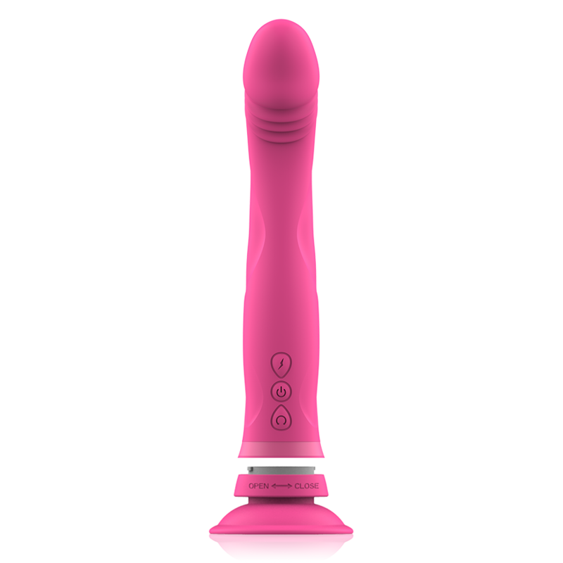 INTENSE - GODE VIBRATEUR EN SILICONE ROSE MICHELANGELO INTENSE FUN TOYS