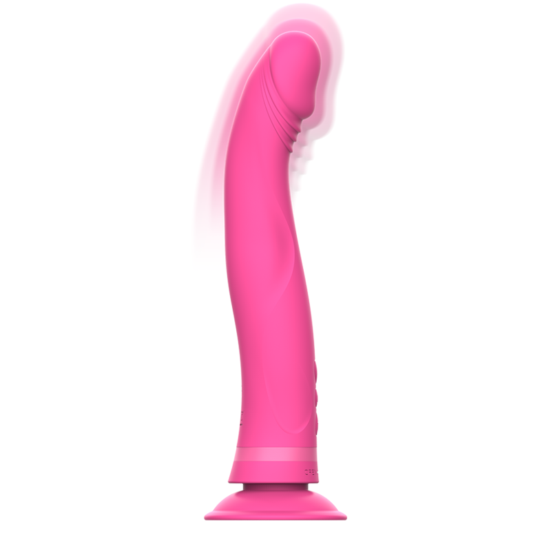 INTENSE - GODE VIBRATEUR EN SILICONE ROSE MICHELANGELO INTENSE FUN TOYS