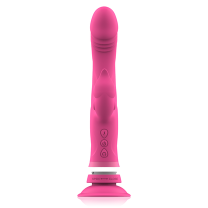 INTENSE - VIBRATEUR JULIO RABBIT SILICONE ROSE INTENSE FUN TOYS