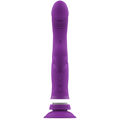 INTENSE - VIBRATEUR EN SILICONE CASANOVA RABBIT TRIPLE MOTEUR VIOLET INTENSE FUN TOYS