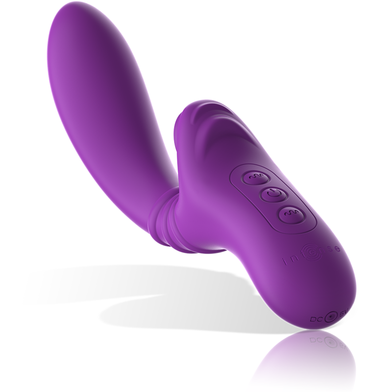 INTENSE - VIBRATEUR FLEXIBLE HARRY AVEC LANGUE VIOLET INTENSE FUN TOYS