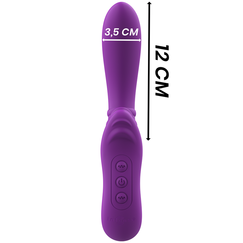 INTENSE - VIBRATEUR FLEXIBLE HARRY AVEC LANGUE VIOLET INTENSE FUN TOYS