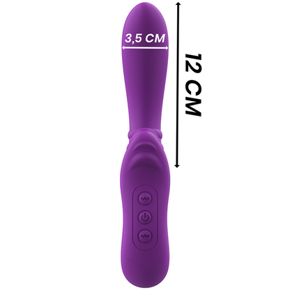 INTENSE - VIBRATEUR FLEXIBLE HARRY AVEC LANGUE VIOLET INTENSE FUN TOYS