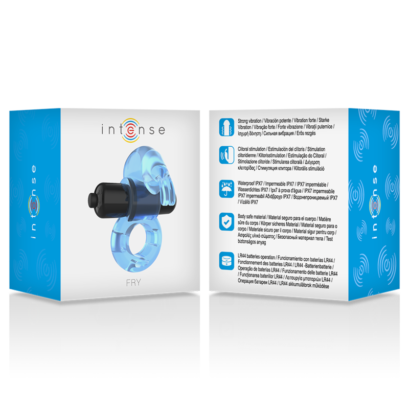INTENSE - ANNEAU VIBRANT BLEU FRY INTENSE COUPLES TOYS