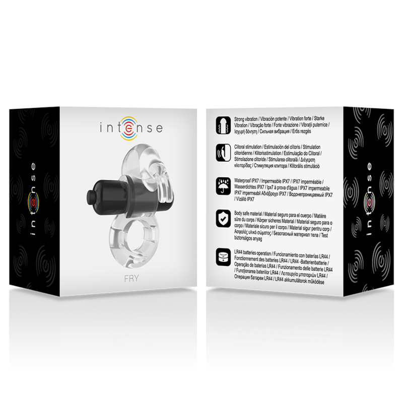 INTENSE - ANNEAU VIBRANT TRANSPARENT FRY INTENSE COUPLES TOYS