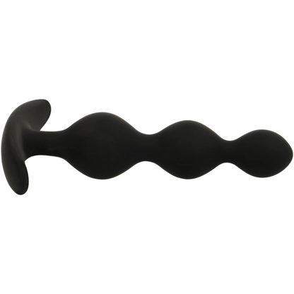 BLACK&SILVER - CHAÎNE À BILLES ANAL RUPERT 10 CM BLACK&SILVER