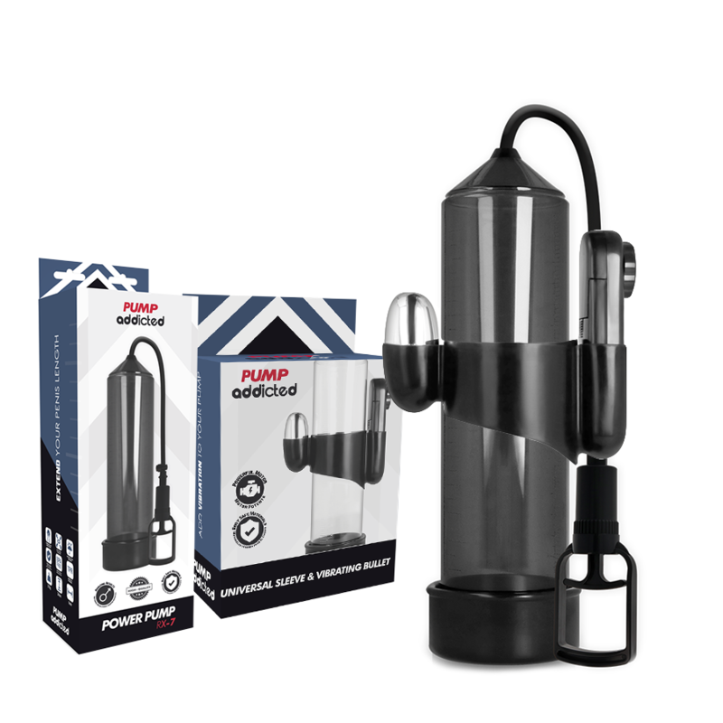 PUMP ADDICTED - VIBRATEUR RX7 NOIR PUMP ADDICTED