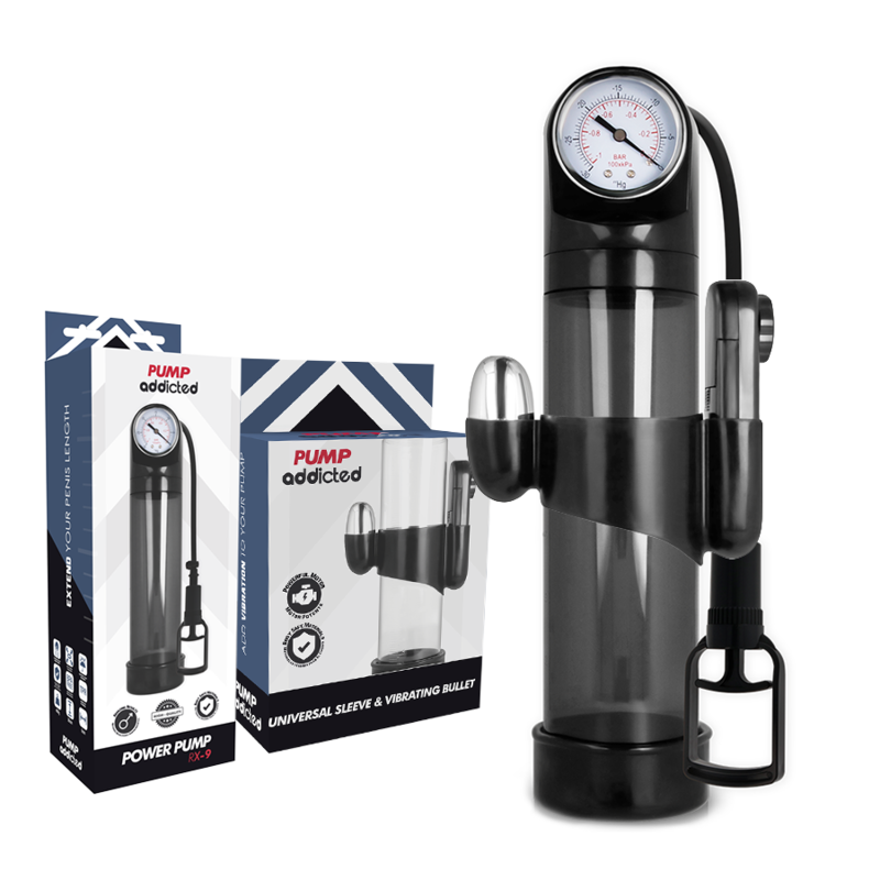 PUMP ADDICTED - VIBRATEUR RX9 NOIR PUMP ADDICTED