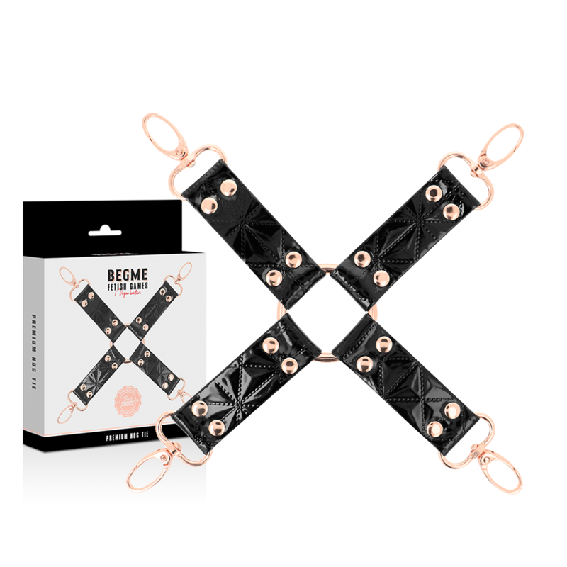 BEGME - BLACK EDITION CRAVATE EN CUIR VEGAN BEGME BLACK EDITION