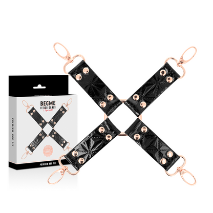BEGME - BLACK EDITION CRAVATE EN CUIR VEGAN BEGME BLACK EDITION