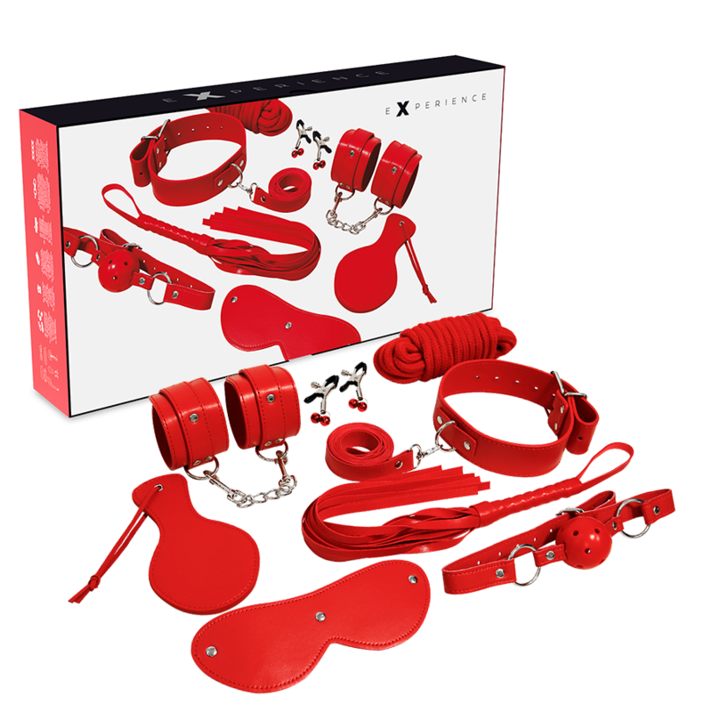 EXPERIENCE - KIT FÉTICHE BDSM SÉRIE ROUGE EXPERIENCE