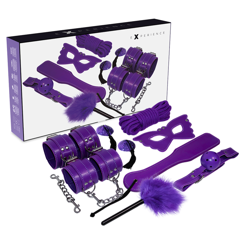 EXPERIENCE - KIT FÉTICHE BDSM SÉRIE VIOLET EXPERIENCE