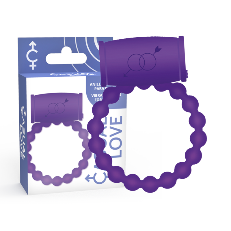 CASUAL LOVE - ANNEAU VIBRATEUR COUPLE 25 VIOLET CASUAL LOVE