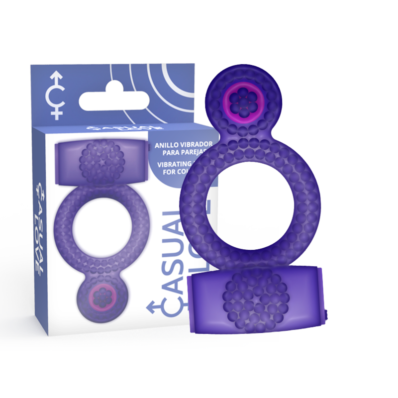 CASUAL LOVE - BAGUE LILAS DOUBLE PLAISIR CASUAL LOVE