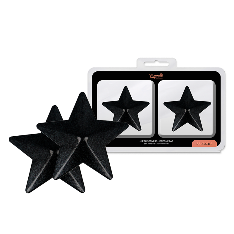 COQUETTE CHIC DESIRE - CACHE-MALIN ÉTOILES NOIRES COQUETTE ACCESSORIES
