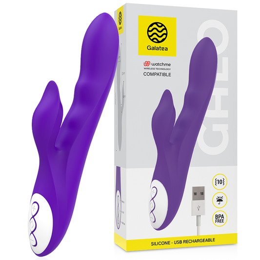 GALATEA - VIBRATEUR GALO LILAS COMPATIBLE AVEC LA TECHNOLOGIE SANS FIL WATCHME GALATEA