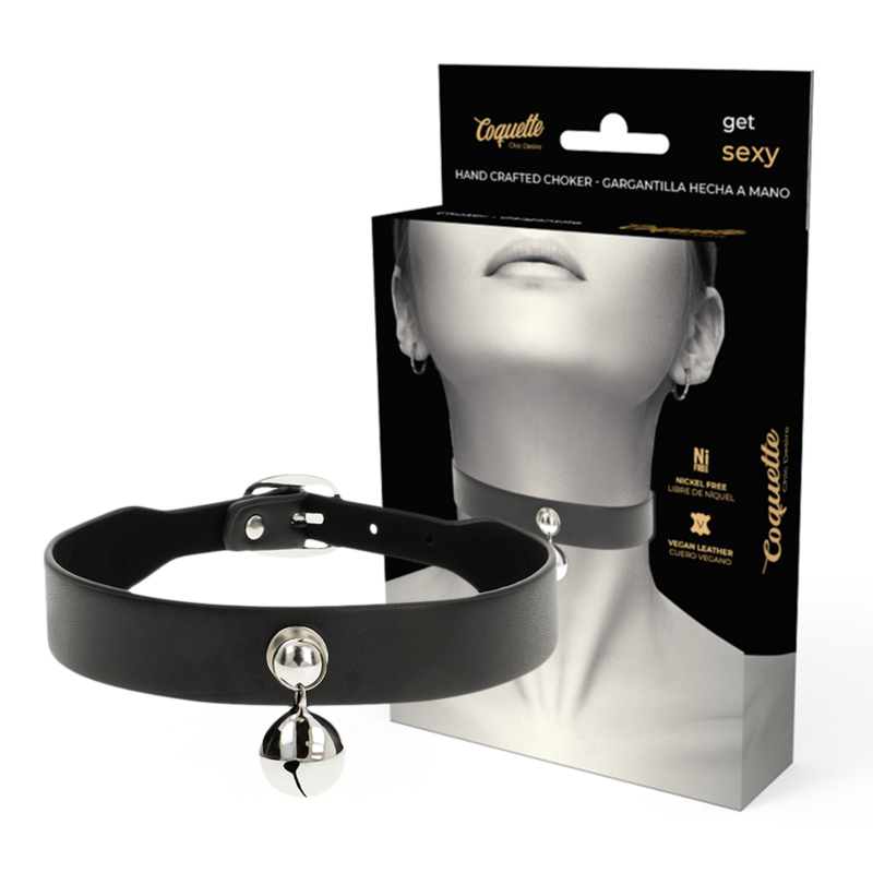 COQUETTE CHIC DESIRE - COLLIER EN CUIR VEGAN FEMME HOCHET ACCESSOIRE COQUETTE ACCESSORIES