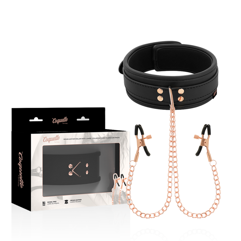 COQUETTE CHIC DESIRE - COLLIER PINCE TIP FANTAISIE AVEC DOUBLURE EN NÉOPRÈNE COQUETTE FANTASY