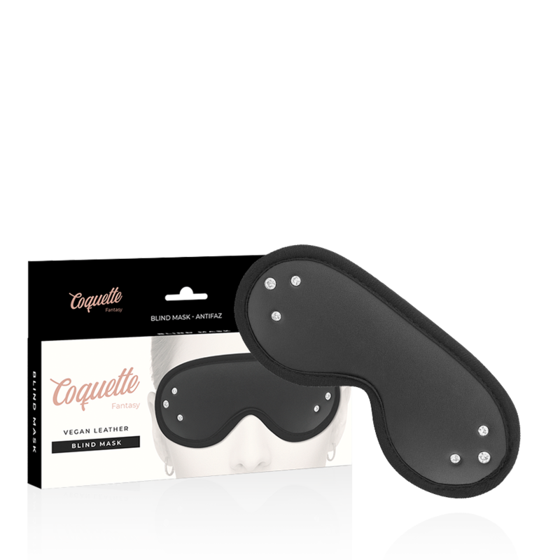 COQUETTE CHIC DESIRE - MASQUE FANTASY EN CUIR VÉGAN AVEC DOUBLURE EN NÉOPRÈNE COQUETTE FANTASY