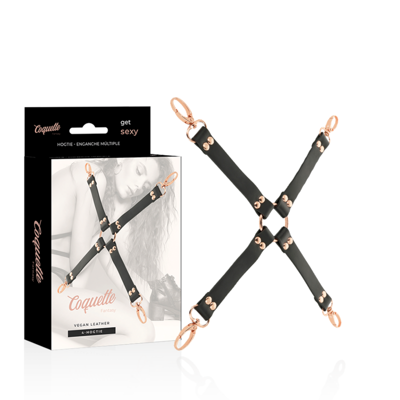 COQUETTE CHIC DESIRE - CRAVATE DE PORC FANTAISIE EN CUIR VÉGÉTAL COQUETTE FANTASY
