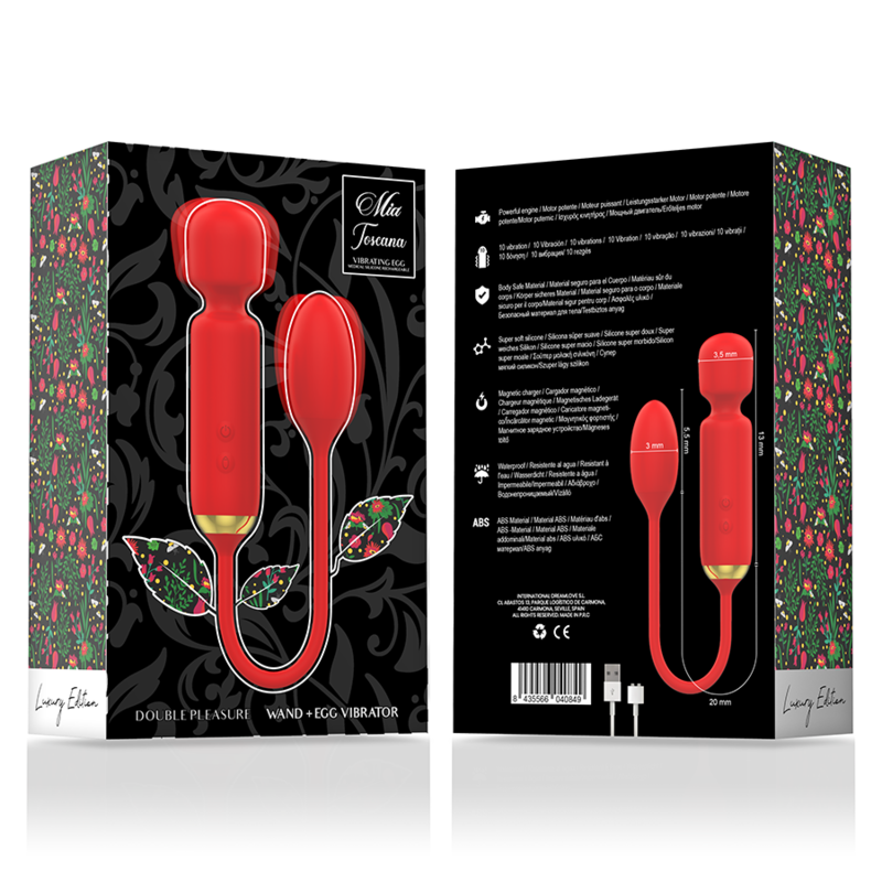 MIA - BAGUETTE DOUBLE PLAISIR TOSCANA + OEUF VIBRANT MIA