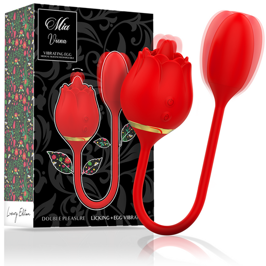 MIA - VIENNA DOUBLE PLAISIR LÉCHANT + OEUF VIBRANT MIA