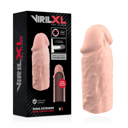 VIRILXL - EXTENSION NATURELLE DU PÉNIS EN SILICONE LIQUIDE V3 VIRILXL