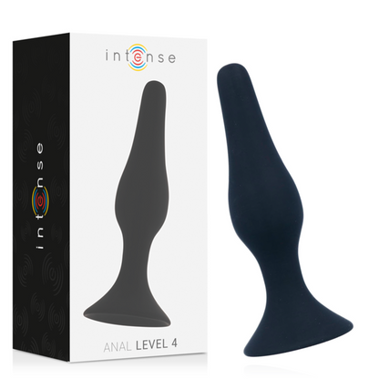 INTENSE - ANAL NIVEAU 4 15,5CM NOIR INTENSE ANAL TOYS