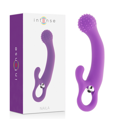 INTENSE - SILICONE VIBRANT NAILA LILAS INTENSE FUN TOYS
