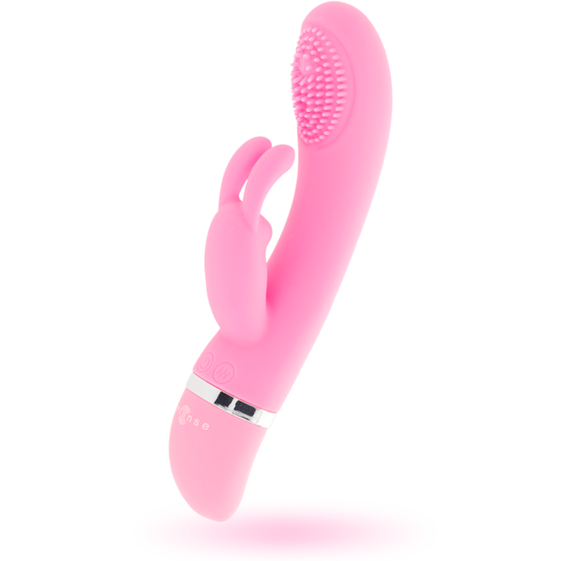 INTENSE - VIBRATEUR OSCILLANT SUSY SILICONE LAPIN ROSE INTENSE FUN TOYS