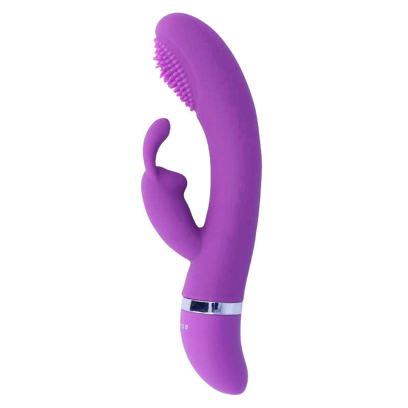 INTENSE - VIBRATEUR OSCILLANT SUSY SILICON RABBIT LILAS INTENSE FUN TOYS
