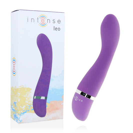 INTENSE - VIBRATEUR LEO LILAS SILICONE LUXE INTENSE FUN TOYS