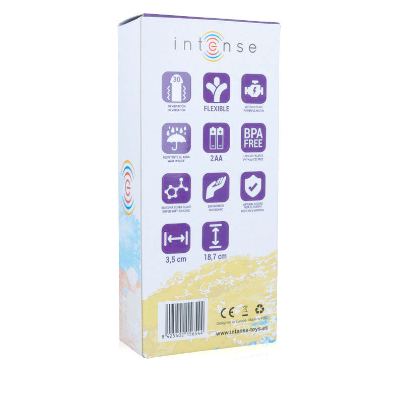 INTENSE - VIBRATEUR LEO LILAS SILICONE LUXE INTENSE FUN TOYS