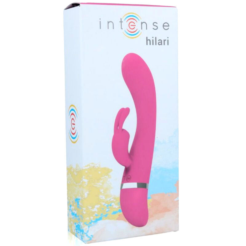 INTENSE - VIBRATEUR DE LUXE EN SILICONE ROSE HILARI INTENSE FUN TOYS