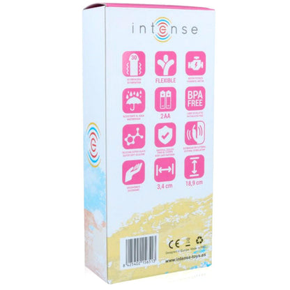 INTENSE - VIBRATEUR DE LUXE EN SILICONE ROSE HILARI INTENSE FUN TOYS