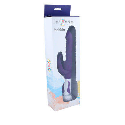 INTENSE - VIBRATEUR BOBBLE ROTATEUR SILICONE LILAS INTENSE FUN TOYS