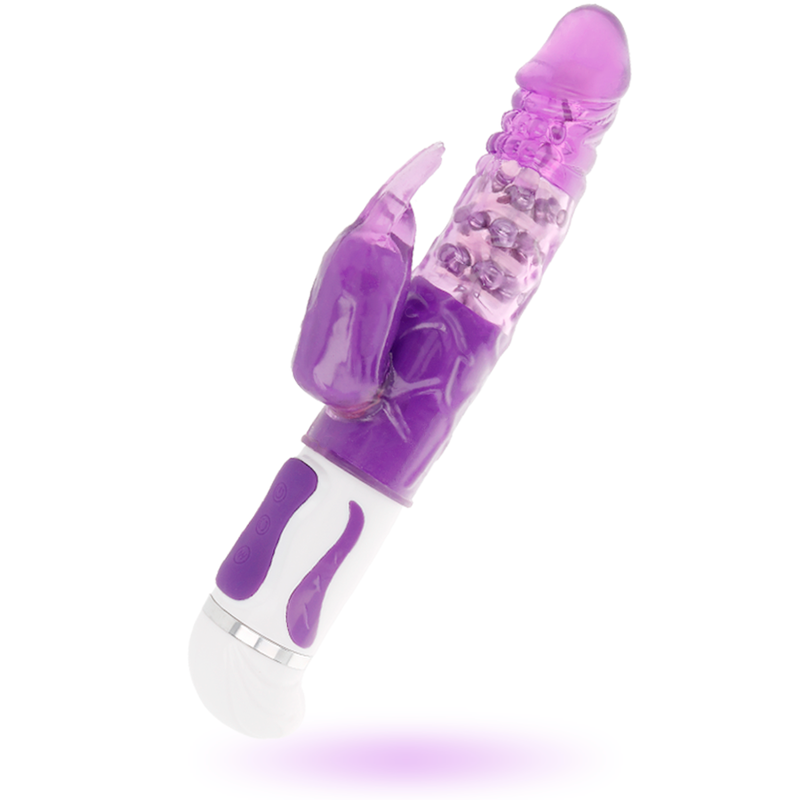 INTENSE - VIBRATEUR ROTATEUR GUPPY LILAS INTENSE FUN TOYS