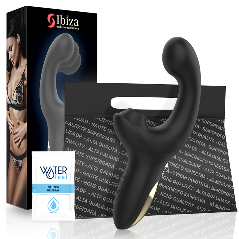 IBIZA - VIBRATEUR À ASPIRATION À ONDES IBIZA TECHNOLOGY