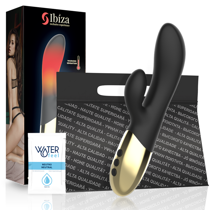 IBIZA - VIBRATEUR CHAUFFANT LAPIN IBIZA TECHNOLOGY