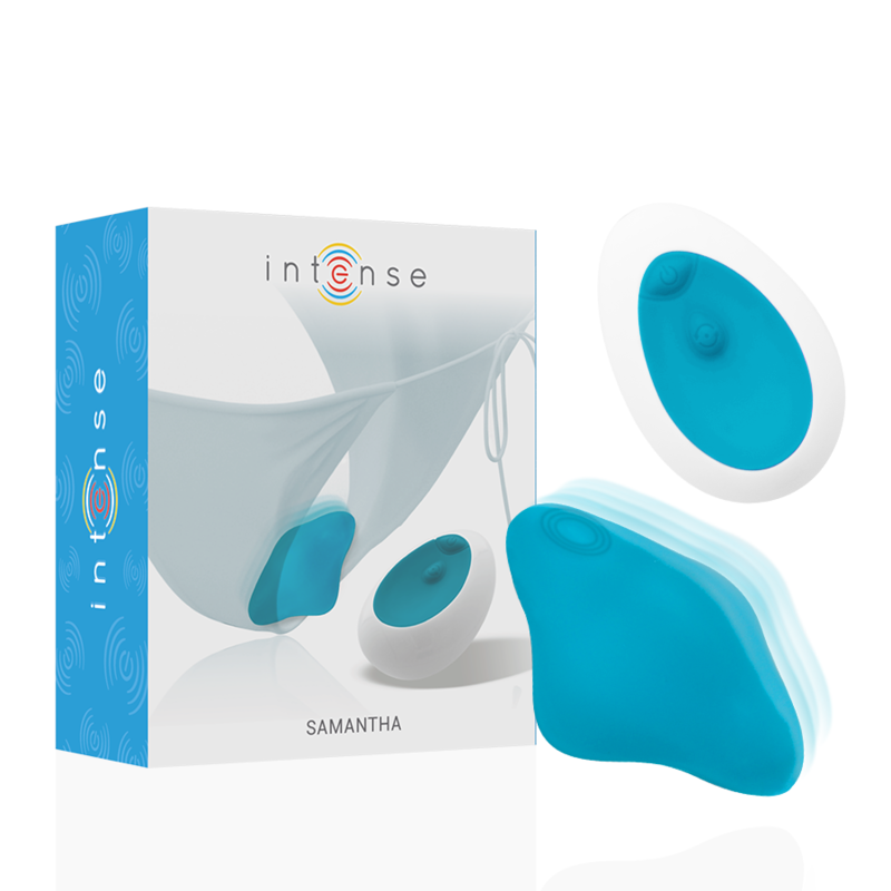 INTENSE - SAMANTHA PANTIE TÉLÉCOMMANDE BLEU INTENSE FUN TOYS