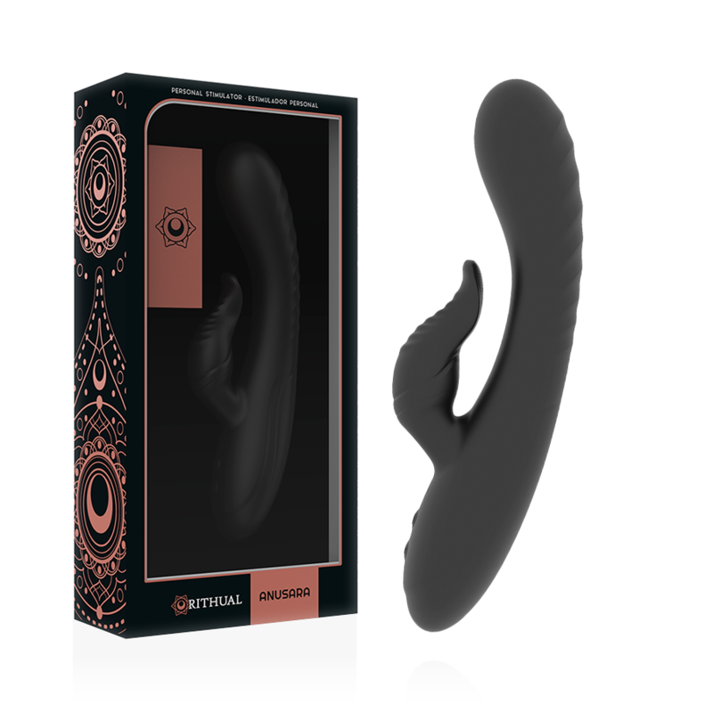 RITHUAL - ANUSARA DOUBLE MOTEUR RECHARGEABLE 2.0 NOIR RITHUAL
